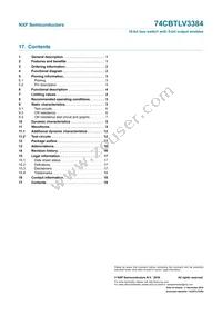 74CBTLV3384DK Datasheet Page 20