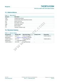 74CBTLV3384PW Datasheet Page 16