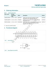 74CBTLV3861BQ Datasheet Page 2