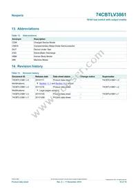 74CBTLV3861BQ Datasheet Page 16