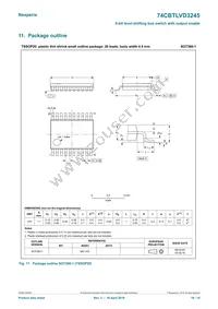 74CBTLVD3245BQ Datasheet Page 10