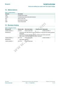 74CBTLVD3384BQ Datasheet Page 12