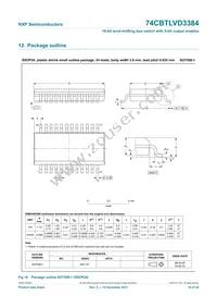 74CBTLVD3384DK Datasheet Page 15