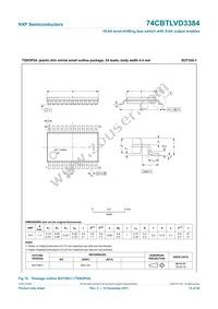 74CBTLVD3384DK Datasheet Page 16