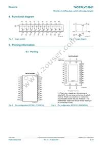 74CBTLVD3861BQ Datasheet Page 2