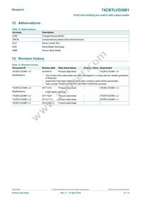 74CBTLVD3861BQ Datasheet Page 12