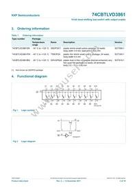 74CBTLVD3861DK Datasheet Page 3