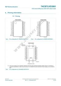 74CBTLVD3861DK Datasheet Page 4