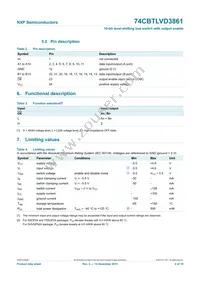 74CBTLVD3861DK Datasheet Page 5