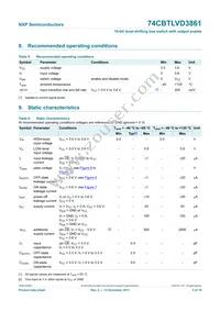 74CBTLVD3861DK Datasheet Page 6