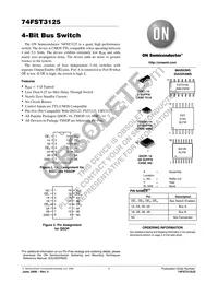 74FST3125QSR Datasheet Cover