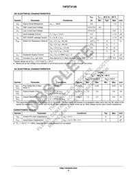 74FST3126QSR Datasheet Page 4