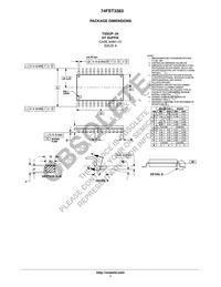 74FST3383QSR Datasheet Page 7