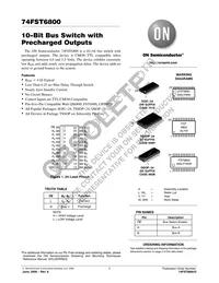 74FST6800QSR Datasheet Cover