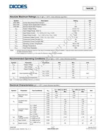 74HC05T14-13 Datasheet Page 3