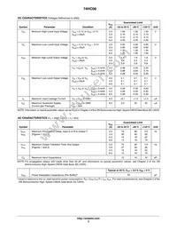 74HC08DTR2G Datasheet Page 3