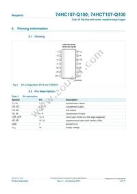 74HC107D-Q100J Datasheet Page 3