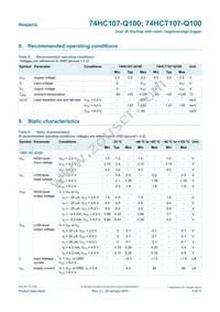 74HC107D-Q100J Datasheet Page 5