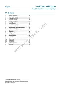 74HC107DB Datasheet Page 18