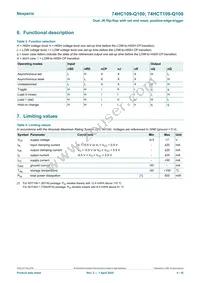 74HC109D-Q100J Datasheet Page 4