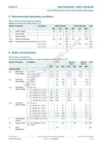 74HC109D-Q100J Datasheet Page 5