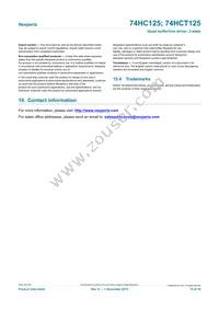 74HC125D/AUJ Datasheet Page 15