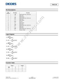 74HC125S14-13 Datasheet Page 2
