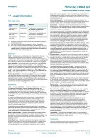 74HC132D/AUJ Datasheet Page 16