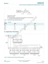 74HC137DB Datasheet Page 13