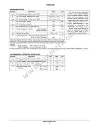 74HC138DTR2G Datasheet Page 3