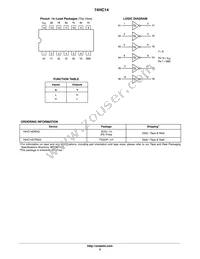 74HC14DTR2G Datasheet Page 2