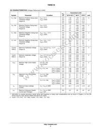 74HC14DTR2G Datasheet Page 4