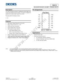 74HC14S14-13 Datasheet Cover