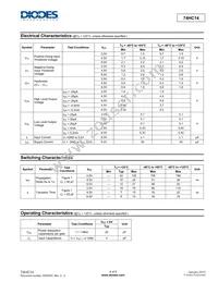 74HC14S14-13 Datasheet Page 4