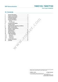 74HC153N Datasheet Page 17