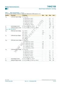 74HC158N Datasheet Page 8