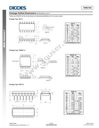 74HC164D14 Datasheet Page 8