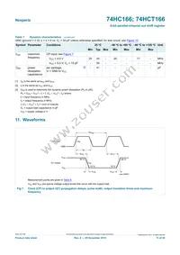 74HC166D/AUJ Datasheet Page 11