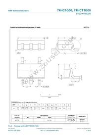 74HC1G00GW Datasheet Page 9