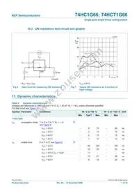 74HC1G66GW Datasheet Page 8