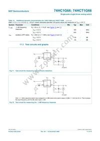 74HC1G66GW Datasheet Page 12