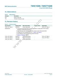 74HC1G86GW Datasheet Page 10