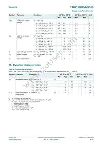 74HC1GU04GV-Q100 Datasheet Page 4