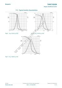 74HC1GU04GW-Q100 Datasheet Page 6