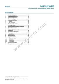 74HC237D-Q100J Datasheet Page 16