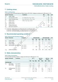 74HC240D-Q100 Datasheet Page 4