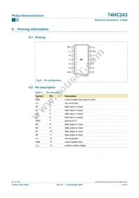 74HC243D Datasheet Page 4
