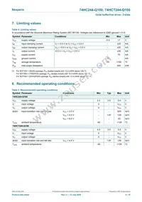 74HC244BQ-Q100 Datasheet Page 4