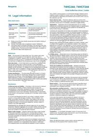 74HC244PW/AUJ Datasheet Page 15