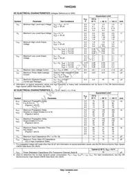 74HC245DTR2G Datasheet Page 4